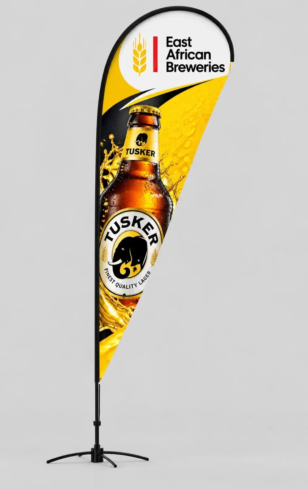 tear drop banner